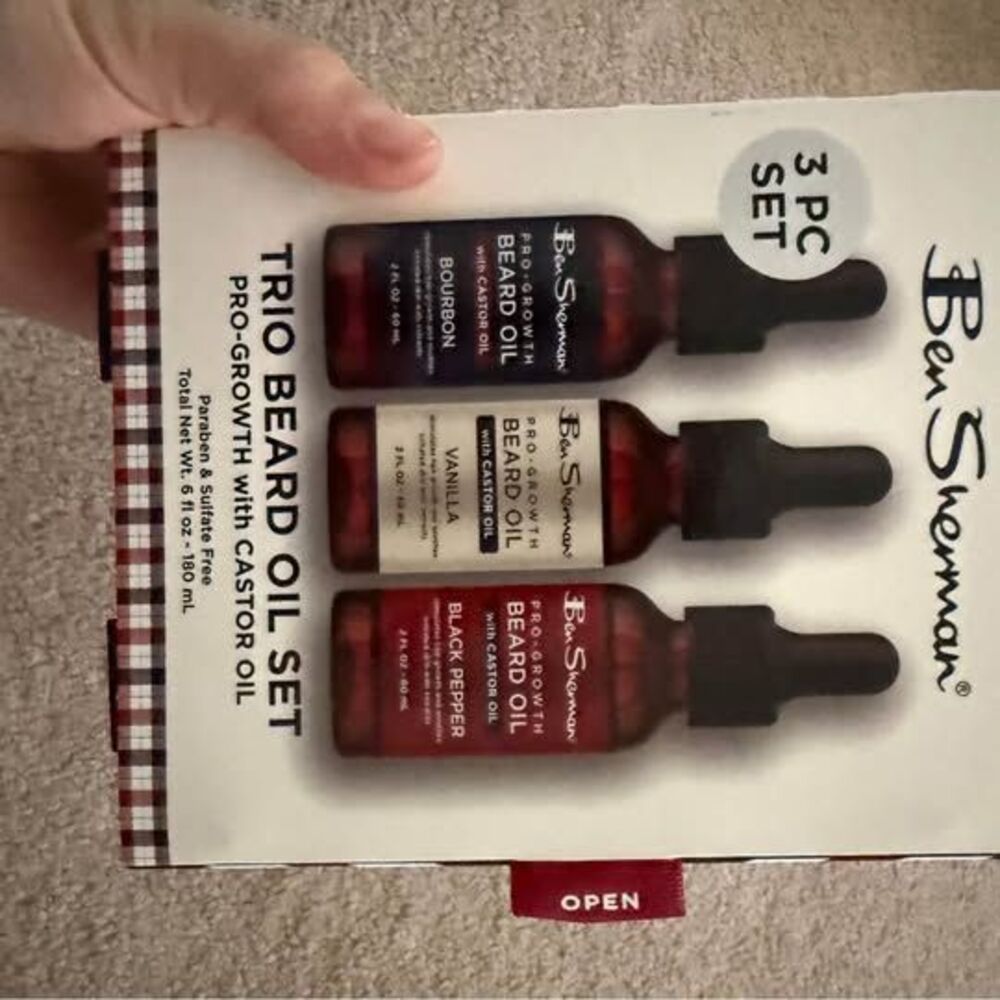 Ben Sherman Trio Beard Oil Set